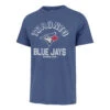 '47 BRAND Men’sToronto Blue Jays ’47 Brand Blue Retrograde Franklin T-Shirt