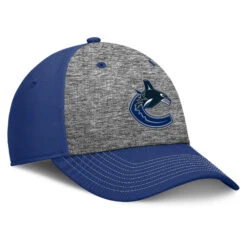 Vancouver Canucks Fanatics Top Shelf Flex Hat – Heather Grey/Blue -SportsCloset Clothing 02YR C22F 2GF QD7 FF3