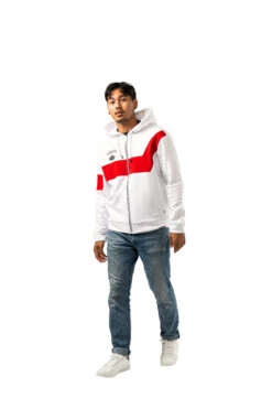 Men’s Hockey Canada Bauer Textured Full-Zip Hoodie – White