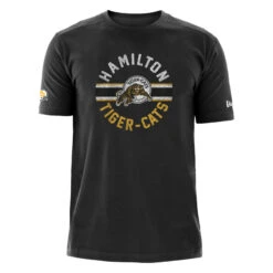 Men’sHamilton Tiger-Cats New Era Turf Traditions T-Shirt – Black