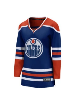 Women’s Edmonton Oilers Fanatics Breakaway Home Royal Blue Replica Jersey