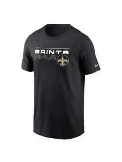Men’sNew Orleans Saints Nike Broadcast Essential Black T-Shirt