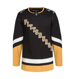 Men’s NHL Pittsburgh Penguins Adidas Primegreen Alternate Black – Authentic Pro Jersey