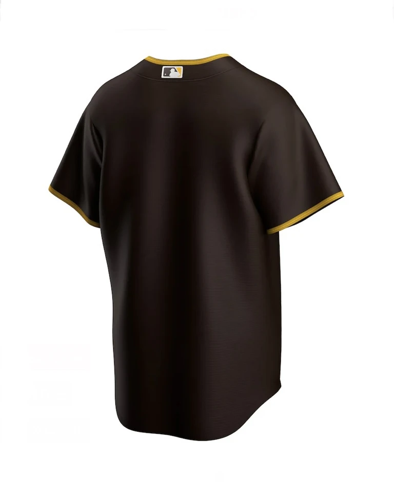 Men’sSan Diego Padres Nike Brown Alternate Replica Team Jersey 2 Men’sSan Diego Padres Nike Brown Alternate Replica Team Jersey - Image 2