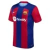 Men’s FC Barcelona 2023/24 Nike Stadium Home Replica Jersey – Red/Blue