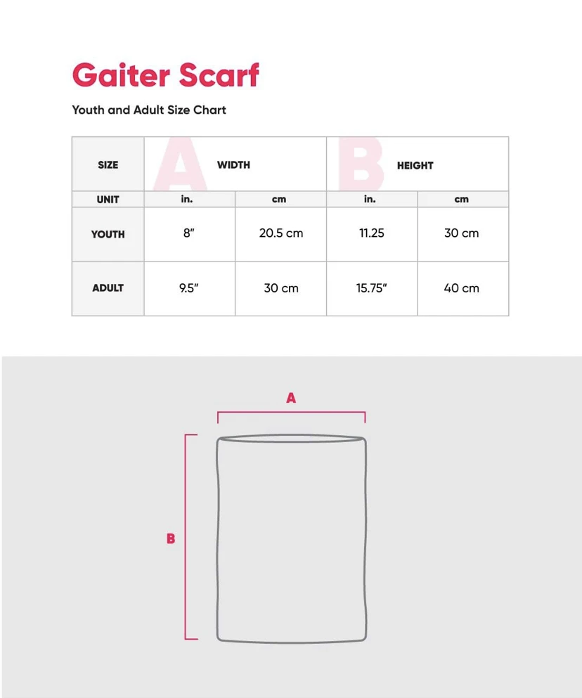 Toronto Raptors Big Logo Gaiter Scarf – Adult 5 Toronto Raptors Big Logo Gaiter Scarf – Adult - Image 5