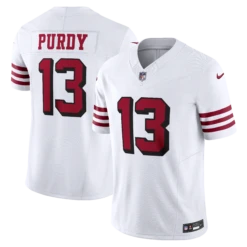 Men’sSan Francisco 49ers Brock Purdy Nike Vapor F.U.S.E. Limited Jersey – White