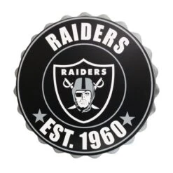 Las Vegas Raiders Bottle Cap Wall Sign