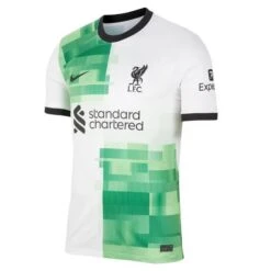 '47 BRAND Men’s Liverpool 2023/24 Nike Stadium Away Replica Jersey – White/Green