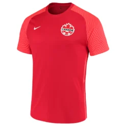 Men’s Canada Soccer Nike 2022/23 Home Red Replica Blank Jersey
