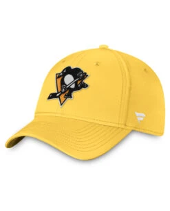 Pittsburgh Penguins Fanatics Yellow Primary Logo – Flex Hat