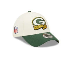 Green Bay Packers New Era 2022 NFL Sideline Official 39THIRTY 2-Tone Flex Hat – Cream/Green