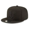 Oakland Athletics New Era Black On Black – 9FIFTY Snap Back Hat