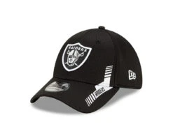 Las Vegas Raiders New Era Black 2021 Home Sideline Official – 39THIRTY Flex Hat