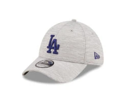 Los Angeles Dodgers Distinct D1 Grey 39THIRTY Stretch Fit Hat