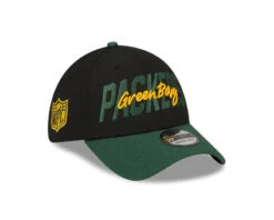 Green Bay Packers New Era Black/Green 2022 Official NFL Draft – 39THIRTY Flex Hat