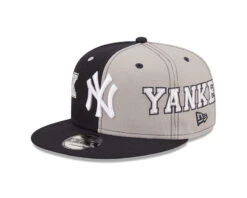 New York Yankees New Era Team Split 9FIFTY Snapback Hat – Navy/Grey