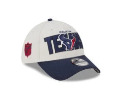 Houston Texans New Era 2023 NFL Draft Official 39THIRTY Flex Hat – Cream/Navy