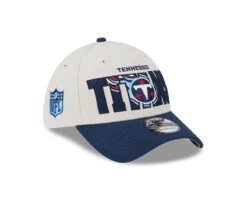 Tennessee Titans New Era 2023 NFL Draft Official 39THIRTY Flex Hat – Cream/Navy