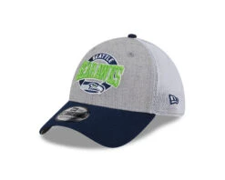 Seattle Seahawks New Era Heather E3 39THIRTY Flex Hat – Grey/Navy