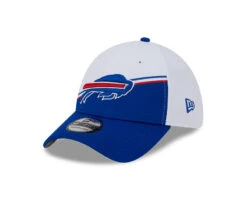 Buffalo Bills New Era 2023 Sideline 39THIRTY Flex Hat – White/Royal -SportsCloset Clothing 60406615 39THIRTY M3930NFLSL23 BUFBIL OTC 3QL