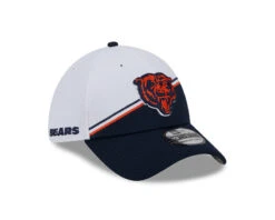 Chicago Bears New Era 2023 Sideline 39THIRTY Flex Hat – White/Navy