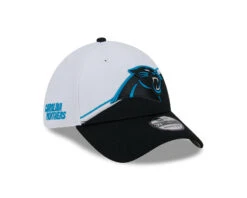 Carolina Panthers New Era 2023 Sideline 39THIRTY Flex Hat – White/Black