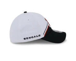 Cincinnati Bengals New Era 2023 Sideline 39THIRTY Flex Hat – White/Black -SportsCloset Clothing 60406636 39THIRTY M3930NFLSL23 CINBEN OTC RSIDE