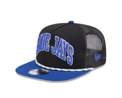 Toronto Blue Jays New Era Throwback Golfer Snapback Hat – Black/Royal