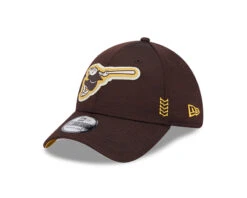 San Diego Padres New Era 2024 Clubhouse 39THIRTY Flex Hat – Brown