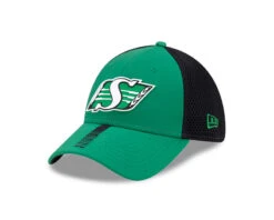 Saskatchewan Roughriders New Era 2024 Official Sideline 39THIRTY Flex Hat – Green/Black
