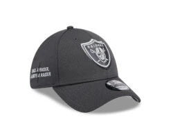 Las Vegas Raiders New Era 2024 NFL Draft Official 39THIRTY Flex Hat – Grey
