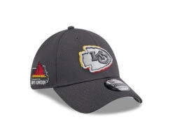 Kansas City Chiefs New Era 2024 NFL Draft Official 39THIRTY Flex Hat – Grey