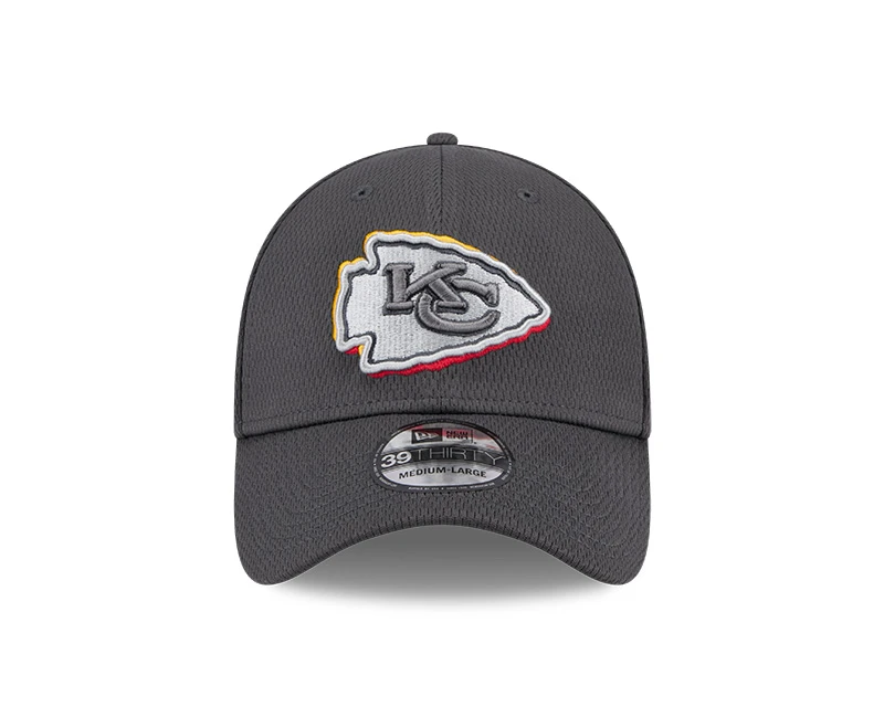 Kansas City Chiefs New Era 2024 NFL Draft Official 39THIRTY Flex Hat – Grey 2 Kansas City Chiefs New Era 2024 NFL Draft Official 39THIRTY Flex Hat – Grey - Image 2