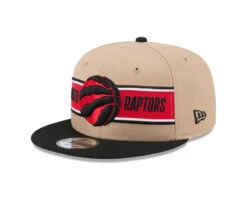 Outerstuff Youth Toronto Raptors New Era 2024 NBA Draft 9FIFTY Snapback Hat – Tan/Black