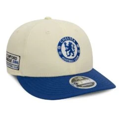 Chelsea New Era SW6 Low Profile 9FIFTY Snapback Hat – White/Blue