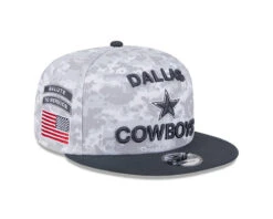 Dallas Cowboys New Era 2024 Salute To Service 9FIFTY Snapback Hat – Camo