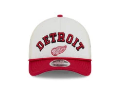 Detroit Red Wings New Era Chrome 9FORTY A-Frame Trucker Adjustable Hat – White/Red -SportsCloset Clothing 60604878 9FORTYMCAF 9FORTYMCAFCHROME22957 DETRED OTC F