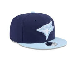Toronto Blue Jays New Era Two-Tone Color Pack 9FIFTY Snapback Hat – Navy/Sky -SportsCloset Clothing 60614420 9FIFTY 9502TCOLORPACK TORJAY GLB 3QR