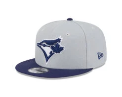 Toronto Blue Jays New Era Two-Tone Color Pack 9FIFTY Snapback Hat – Grey/Navy