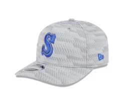 Seattle Mariners New Era 2025 Clubhouse 9SEVENTY Stretch-Snap Adjustable Hat – Grey