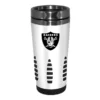 Las Vegas Raiders 16oz. White Huntsville Travel Mug