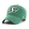 '47 BRAND Saskatchewan Roughriders ’47 Brand Thick Cord Clean Up Adjustable Hat – Green