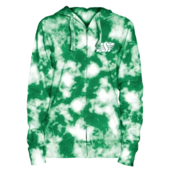 Women’sSaskatchewan Roughriders New Era Tie Dye Full-Zip Hoodie