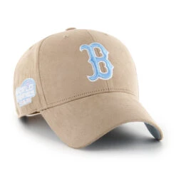 '47 BRAND Boston Red Sox ’47 Brand Ballpark Ultra Suede MVP Adjustable Hat – Khaki