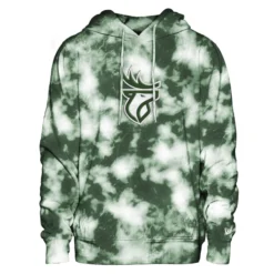 Men’sEdmonton Elks New Era Green Tie Dye Fleece Hoodie