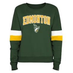 Women’sEdmonton Elks New Era Big Word Crew Neck