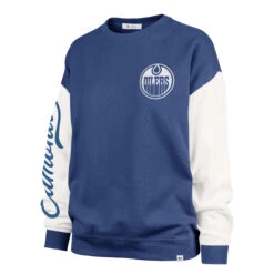 '47 BRAND Women’s Edmonton Oilers ’47 Brand Rise Andie Crewneck