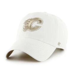 '47 BRAND Calgary Flames ’47 Brand White Noise Clean Up Adjustable Hat – Khaki