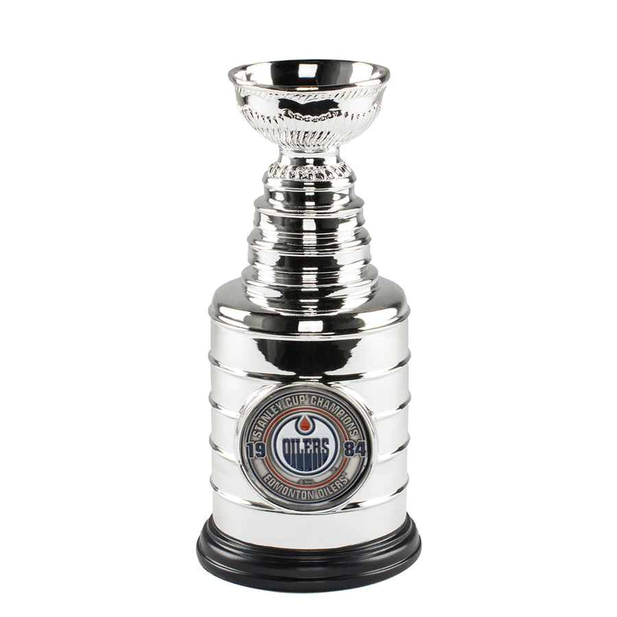 Edmonton Oilers 1984 Stanley Cup Champions 8″ Replica Trophy 1 Edmonton Oilers 1984 Stanley Cup Champions 8″ Replica Trophy